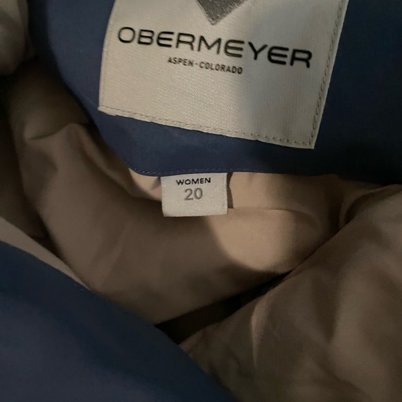 Obermeyer Tuscany ll Insulated Thermore Blue Fur-Trimmed Hooded Winter Jacket 20 - Picture 4 of 16